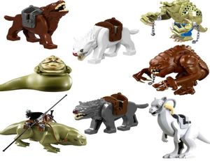 Figurines d'action Space Wars Tauntaun Wolf Dewback Rancor Jabba Big Size Blocy Blocs Figures Figures Educational Toys for Kids K7163021538