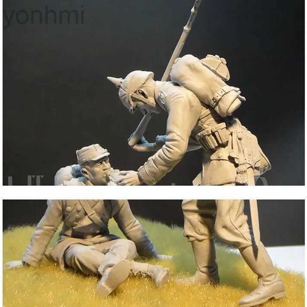 Figurines d'action 1/16 en résine, modèle GKWW1, soldat allemand, kit non assemblé et non peint, ldd240314