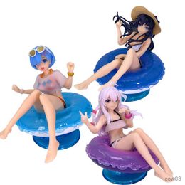 Figurki do zabawy 10cm rysunek Albedo strój kąpielowy zabawki figurki akcji Sakura Kimono R230710