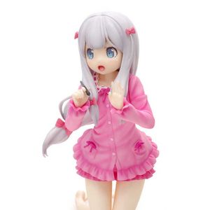 Actiespeelfiguren 12CM Amine Figuur Izumi Sagiri Roze Meisje Knielend Manga Leraar Poppen Speelgoed Cadeau Verzamel Boxed Ornamenten Materiaal