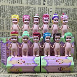 Actie speelgoedcijfers 12 -stcs/set sonny een zoete dieren mariene serie PVC Kawaii Mini Collectible Model Kids Toys Doll Cadeau