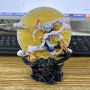 Action Toy Figures 13cm One Piece Anime Figure Moon Fairy Nika Monkey D Luffy Gear 5 Figure d'action Modèle Statue Collection Toys Gift PVC