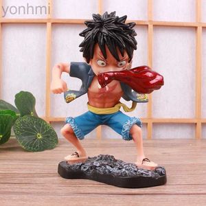 Actiespeelfiguren 13 CM One Piece Luffy Figure GK Transform Change Arm Hot Anime Beeldje Decoratie Pop Model Collectie Kinderen Speelgoed Verjaardagscadeau 24319