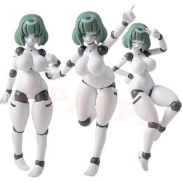 Figuras de juguete de acción 13 cm Polynian FLL Janna Anime Girl Figura Robot Neoanthropinae Polynian Figura de acción Adulto Coleccionable Modelo Muñeca Juguetes 231207