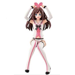 Action Toy Figures 13cm Virtual Idol Anime Figuur A.I.Channel Zittend Action Figure PVC Geperst Noedels Ornamenten Volwassen Model Pop Collectie Speelgoed 230608