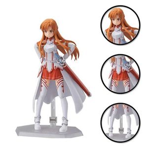 Actie speelgoedcijfers 14cm zwaardkunst online Sao yuuki Asuna figuur populaire anime vrouwelijke actiefiguren doosmodel poppen speelgoed kaii meisje figuur