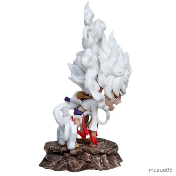 Figuras de juguete de acción 15 cm Figura de una pieza Nika Luffy Gear 5 Joy Boy Figuras de acción Estatua Anime Figurita Modelo Muñeca Decoración Colección Juguetes Regalo