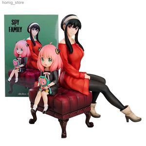 Action Toy Figures 15cm Spy Family Anya Altreim yor Forger Anime Figure Décoration de bureau Figure PVC Figure d'action Modèle Toys Gift For Kids Y240415