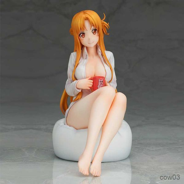 Action Toy Figures 16cm Anime Sword Art Online Yuuki Figure Sexy Version Assis Posture Modèle Jouet Poupée Recueillir Ornements Cadeau R230710