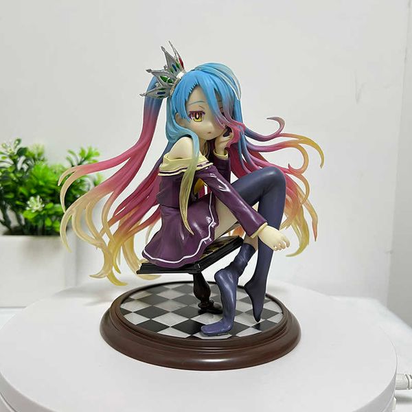 Figurines d'action 16 cm pas de jeu pas de vie figurine d'anime Shiro Stephanie Dola figurine d'action Shiro Jibril fée shampooing modèle poupée jouets