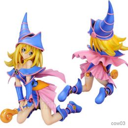 Figuras de juguete de acción 16 cm Yu-Gi-Oh! Anime Girl Figure UP PARADE Dark Magician Girl figura de acción adulto coleccionable modelo muñeca juguetes R230707