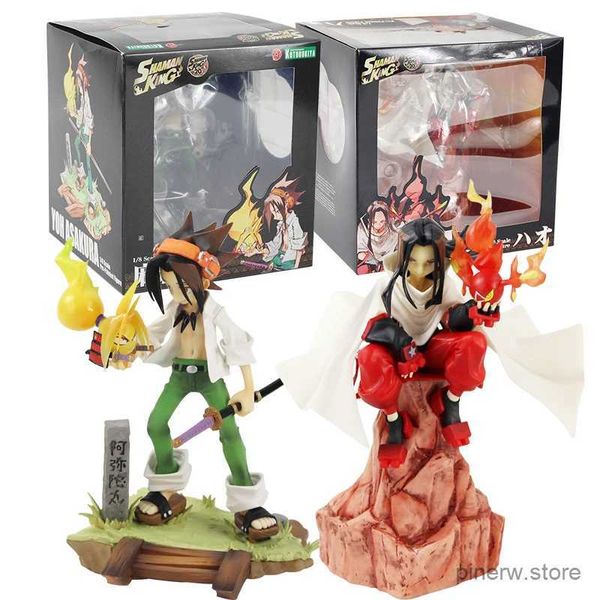 Figurines de jouets d'action 17-24cm, roi chaman Asakura Hao Yoh Asakura, figurine pré-peinte à l'échelle 1/8, modèle de jouets en PVC, poupée