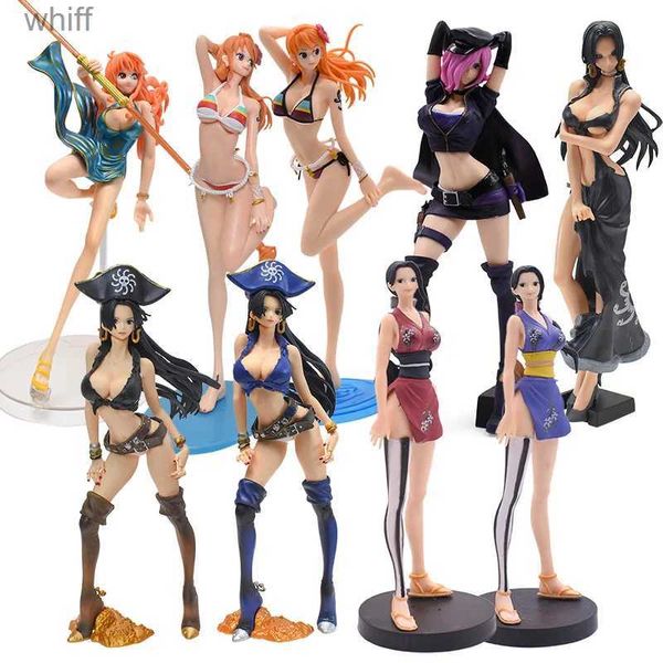 Action Toy Figures 17-26cm ANIME INTÉGRÉ SEXY SEXY BOA HANCOCK NAMI VINSMOKE REIJU ACTION PVC MODELLE GIRL Doll Series Toy GiftC24325