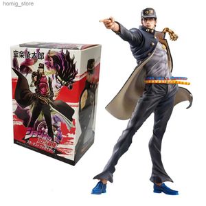 Action Toy Figures 17cm Anime Jojos Bizarre Adventure Figure Kujo Jotaro Star Platinum PVC Action Figure Boxed Kids Collectible Model Doll Gift Y240415