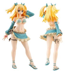 Actie speelgoedfiguren 17cm Fairy Tail Sexy Girl Anime Figuur Lucy HeartFilia Actie Figuur Fee Fairy Tail Final Series Lucy Waterman Form Ver. Figuur speelgoed T230105