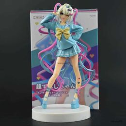 Action Toy Figures 17cm Belle fille Overdose Anime Figle Up Parade Kangel Figures d'action Virtual Uploader PVC Collection Modèle Ornements Toys