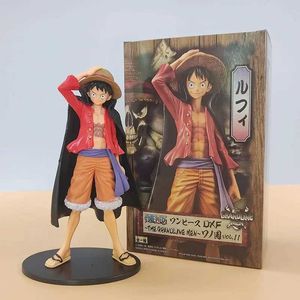 Actie speelgoedcijfers 17 cm één stuk luffy karaktermodel Monkey D. Luffy Action Character One Piece Animation Standue Series Decoratie PVC Model Toyl2403