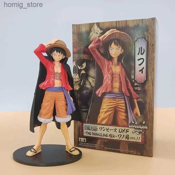 Action Toy Figures 17cm One Piece Luffy Character Model Monkey D. Luffy Action Caractère One Piece Animation Statue Series Decoration PVC Modèle Toy Y240415