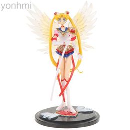 Actie Speelfiguren 17 cm Sailor Moon Anime Figuren Kawaii Tsukino Usagi Action Figure PVC Collectibles Model Kinderen Speelgoed voor Meisje Gift ldd240314