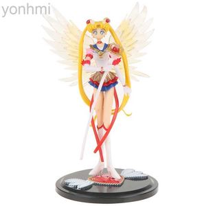 Action Toy Figures 17 cm Sailor Moon Anime Figures Kawaii Tsukino Usagi Action Figure PVC Collection Modèle Enfants Jouets Pour Fille Cadeau ldd240314