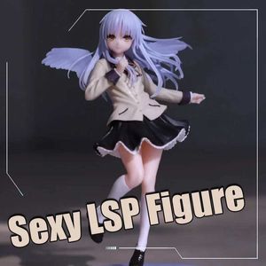 Action Toy Figures 180 mm Angel Beats Anime Figure Tenshi Uniforms Ver PVC Figure d'action Modèle Collectible Doll Tout Friends Christmas Gift Y2404252XXK