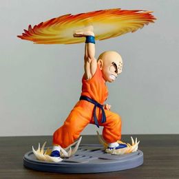 Figuras de juguete de acción Figura de anime de 18 cm Krillin Kienzan Kuririn Figura de acción Namek DBZ PVC Modelo Colección Juguetes para niños Regalos Muñeca