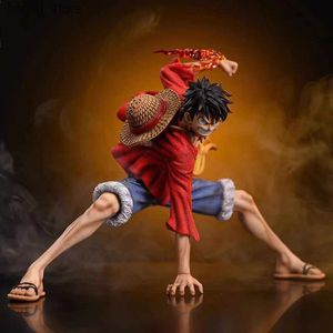 Actie speelgoedcijfers 18 cm anime één stuk luffy figuur aap d luffy battle style actiefiguren anime pvc standbeeld model poppen collectie speelgoed cadeau jochie y240415