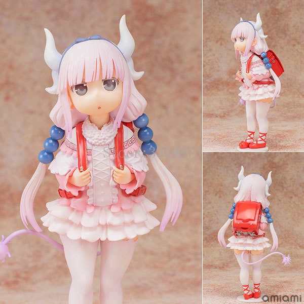 Figuras de juguete de acción 18 cm Miss Kobayashi's Dragon Maid Anime Figura Kanna Kamui Figura de acción Kanna Mochila Chica Estatuilla Modelo Muñeca Juguetes Regalos AA230413