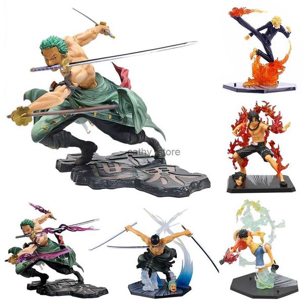 Figuras de juguete de acción 18cm One Piece Figura Luffy Roronoa Zoro Sa-Maximum Manga Estatua de anime PVC Toys Modelo de colección de Acción para Niñosl2312222