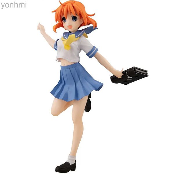 Figuras de juguete de acción 18 CM Figura de anime japonés original Higurashi cuando lloran Ryugu Reina Juguetes de modelos coleccionables Figura de acción femenina sexy linda 240322