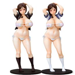 Actie Speelfiguren 18 cm Succubus Bleef Leven Anime Figuur Akizono Black Sailor Action Figure Anime Meisje Figuur Model Pop speelgoed R230707