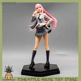 Figurines d'action 19 cm Darling In The Franxx 02 figurines Hentai Sexy GK Anime Figure PVC Statue modèle poupée Figurine Collection bureau décoration cadeau 24319