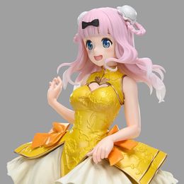 Actie speelgoedcijfers 2022 Japanse originele anime figuur in voorraad kaguya sama love is oorlog fujiwara chika actie figuur collectible model speelgoed t230105