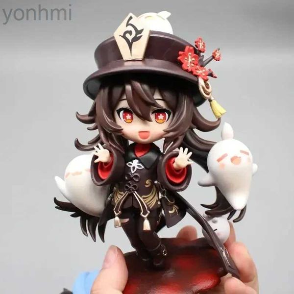 Figurines d'action 2024 Genshin Impact Anime Game Hu Tao Ganyu Figure Gk Kawaii Belle Fille Statue Pvc Action Figurine Collection Modèle Jouet Cadeau ldd240312