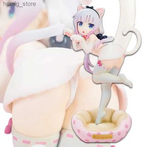 Figuras de juguete de acción 20cm Kannakamui Anime Miss Kobayashis Dragon Maid Tohru Catwoman Kawaii Girl Action Figura Figura de Jueces Japoneses Juesos Hobbies Y240415