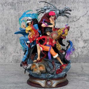 Figurines d'action 20 cm One Piece Anime Figures Luffy Kid Law Action Figurine Gk Pvc Statue Modèle Poupées Collection Chambre Décoration Ornement Jouets ldd240312