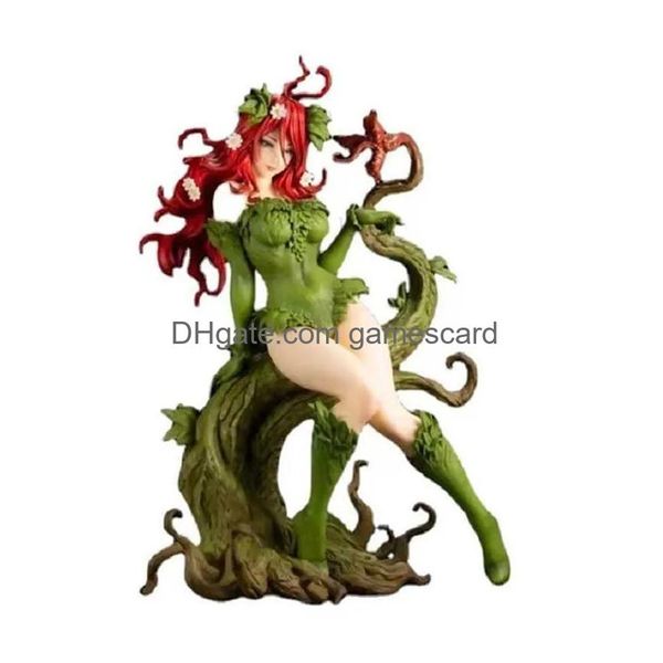 Figurines d'action 20 cm Poison Ivy Returns Girl Pamela Lillian Isley 2021 Vicious PVC Figure Statue Modèle Collection Jouets Poupée Cadeaux T Dhiat