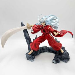 Figurines d'action 20 cm Sesshomaru figurine d'action finale figurine nouilles Sesshomaru figurine modèle poupée jouets