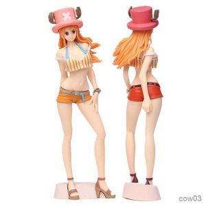 Action Toy Figures 21.5CM Anime Piece Nami portant Chopper Hat Figurines d'action Cartoon Figure Modèle Poupée Collection Décoration Enfant Jouet Ornement R230710