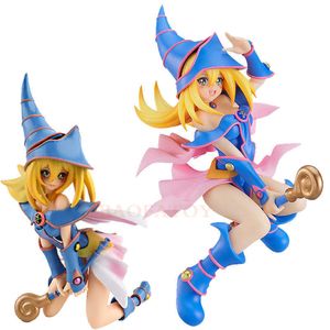 Figuras de juguete de acción 21 cm POP UP PARADE Yu-Gi-Oh!Figura de animé Duel mago oscuro chica figura de acción colección modelo muñeca Juguetes