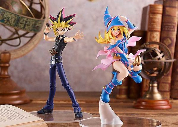 Figurines de jouets d'action 21 cm UP PARADE Yugi Muto Figure magicienne sombre fille Figure d'anime Sexy Yu-Gi-Oh!Figurine d'action Mutou Ygi, jouets