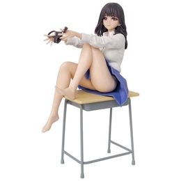 Figurines d'action 22CM Anime vent soufflé après la salle de classe pantalon bureau KAZEKAORU fille sexy figurines d'action Collection modèle poupée jouets cadeaux