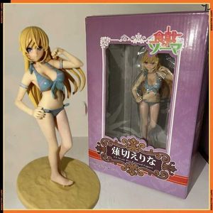 ¡Figuras de juguete de acción 23cm Guerra de alimentos de anime!Shokugeki no Soma Nakiri Erina Suit VER FEMENTA FIMA FIGURA FIGURA MOLED Dolls Collection Toy Regalo T240506