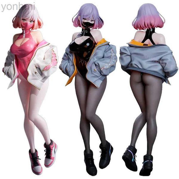 Figuras de juguete de acción 24 cm Astrum Design Luna Ilustración de YD Figura de anime Sexy Negro Rosa Máscara Chica Acción PVC Muñeca coleccionable en miniatura Juguetes 24319