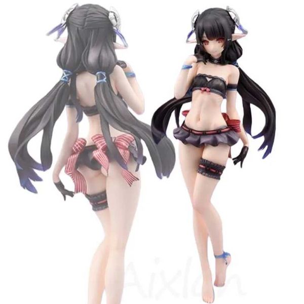 Action Toy Figures 24cm Phantasy Star Online 2 ES Anime Lechery Figure Annette Summer Sexy Girl PVC Figure d'action Collectible Modèle Toys Kid Gift Y240425YQ0X