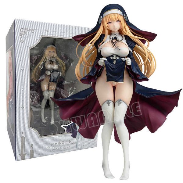 Figuras de juguete de acción 26 cm Personaje original Charlotte Figura de anime sexy Kobayashi Vibrastar Figura de acción Colección para adultos Modelo Muñeca Juguetes Regalos AA230413