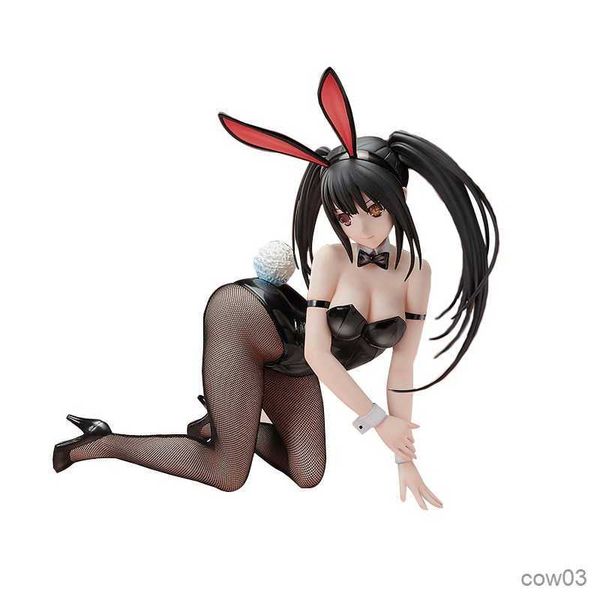 Action Toy Figures 27CM DATE LIVE Anime Figure Sexy Black Silk Bunny Girl Cosplay Mobile Modèle Ornement Adult Collection Toy R230710