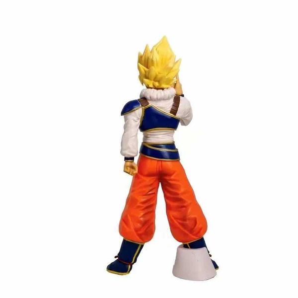 Action Toy Figures 28cm Figure d'anime LC Suit Suit fils Goku Super Saiyan Boîte Action Figure Modèle Toys Cadeaux