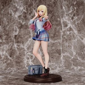 Action Toy Figures 28cm Anime Figure My Dress-Up Darling Kitagawa Marin Maillot de bain uniforme scolaire sexy Action Figure Adult Collection Model Doll Toys 230605