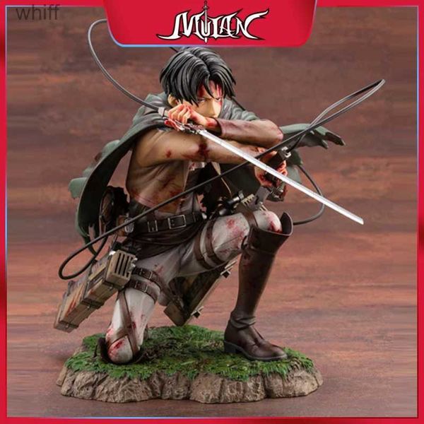 Figurines de jouets d'action 28 cm attaque Titan Levi Ackerman personnage d'animation d'action Kai Eren Jaege Mikasa Ackerman personnage de Titan blindé poupée mignonne jouet C24325